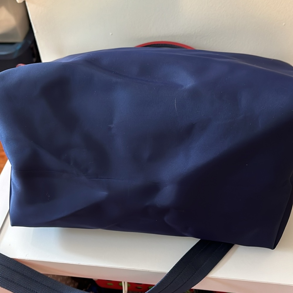 Longchamp Navy Tote with Red Accents - Picture 6 of 11